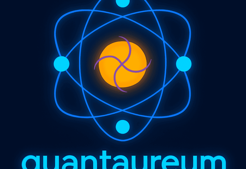 QAU logo portrait (white)